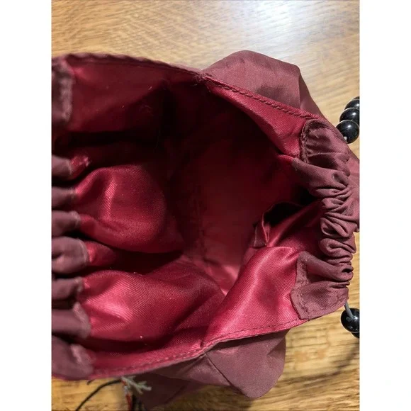 Vintage Y2K Spiegel Details Beaded Floral Fringe Evening Bag - Picture 5 of 12